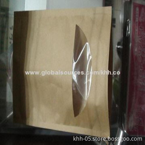 Food Bag, Made of Kraft Paper, Laminated with Aluminum Foil